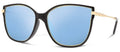 Abaco Ella Polarized Sunglasses - Gloss Black/Caribbean Blue