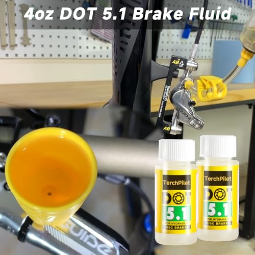 High Performance DOT 5.1 Brake Fluid for Bicycle Hydraulic Disc Brakes 120ml