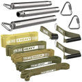 Green Resistance Bands Set with Handles for Workout & Pull Up Assistance - Tribe Lifting