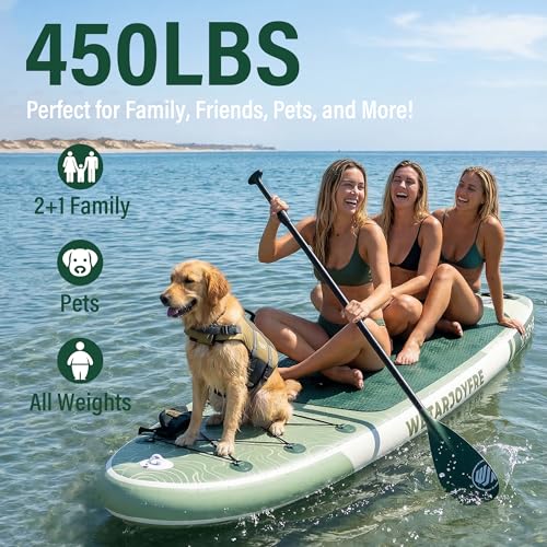 Inflatable Stand Up Paddle Board 11ft Ultra-Light 550lbs Capacity with Accessories