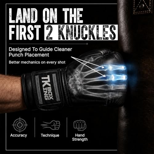 Black MMA Gloves for Boxing Kickboxing & Training - XL