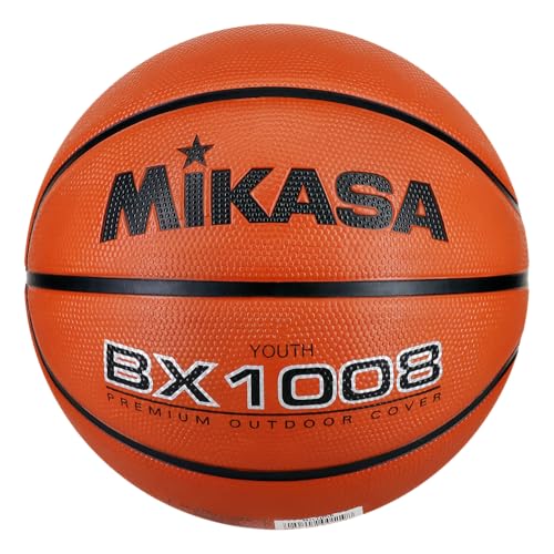 Youth Basketball - Orange, Official Size, Indoor Use, Mikasa BX1008 - Youth 27