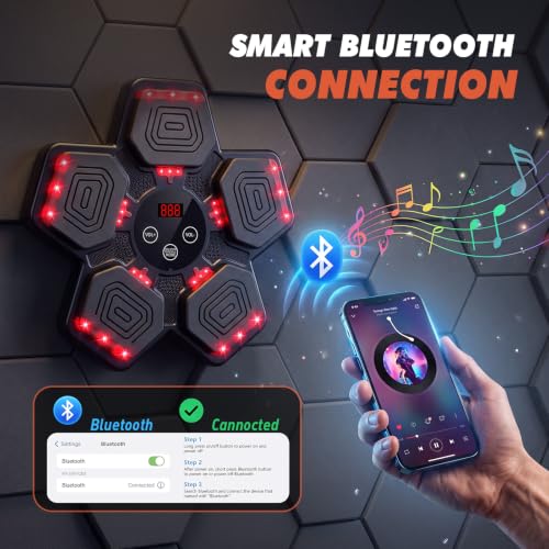 Liunkeng Red Bluetooth Boxing Machine Toy for Kids & Adults - Interactive Fitness Equipment