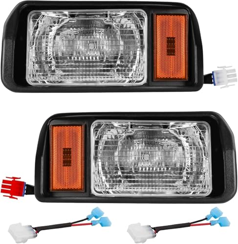 Golf Cart Headlights Halogen Factory Style for Club Car DS 1993-Up Replacement OEM