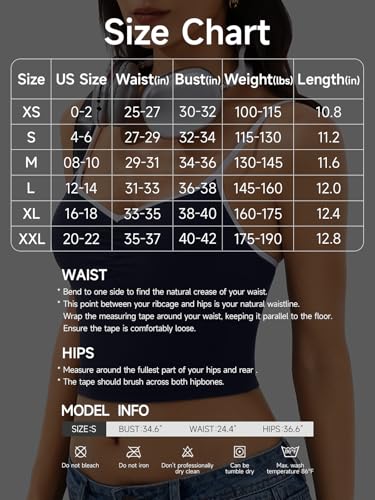 Women’s Longline Padded Sports Bra Workout Top Small Black INNO MINT