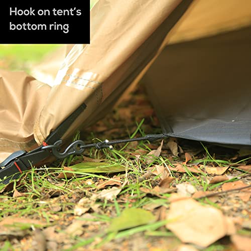 Waterproof Tent Ground Sheet for Tipi Hot T3 XL - Camping Tarp & Floor Mat