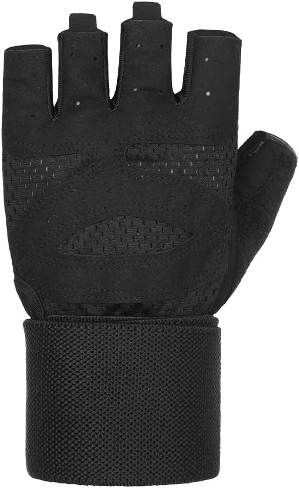Spartan Gym Gloves - Weight Lifting Gloves with Wrist Support & Breathable Non-Slip Grip | Full Palm Protection for Men & Women