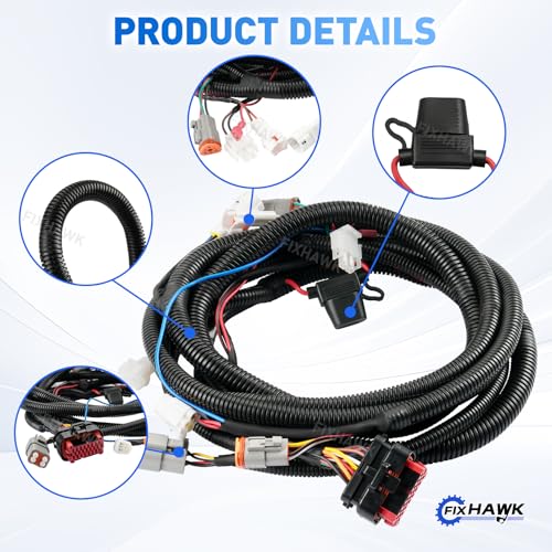 Yamaha G22 Golf Cart Wiring Harness Replacement - Complete Control Wiring Kit