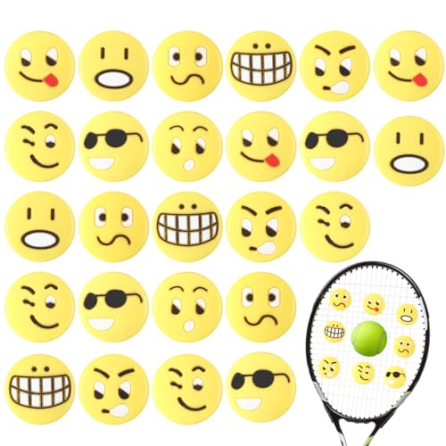 Silicone Tennis Vibration Dampeners Set - 30 Assorted Racket Accessories