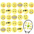 Silicone Tennis Vibration Dampeners Set - 30 Assorted Racket Accessories