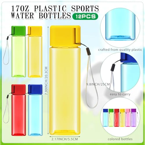 MiniInflat 48 Pcs Mixed Color Soccer Ball Set with Pumps & Water Bottles - Size 5 Deflated Balls for Kids & Teens