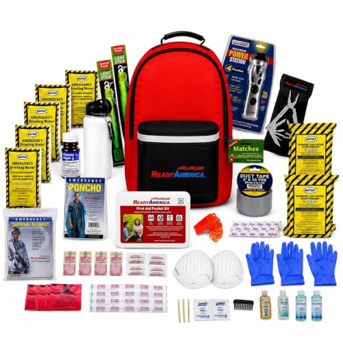 Ready America Deluxe 2-Person 3-Day Emergency Backpack Kit