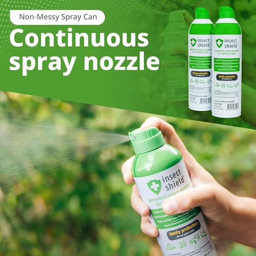 Insect Shield Permethrin Spray for Clothing and Gear - 18 Oz Aerosol, 60-Day Protection