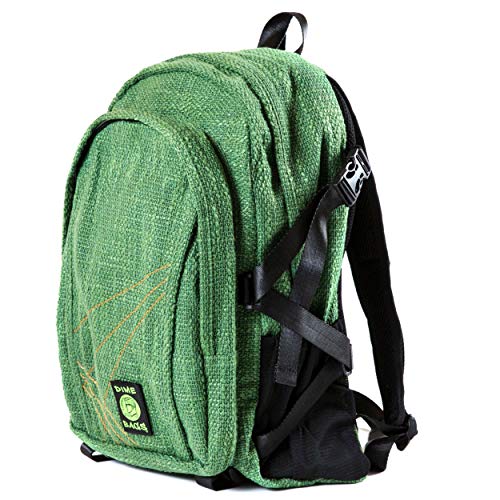 Dime Bags Classic Hemp Backpack - Forest Edition, All-Gender, Airtight, Durable