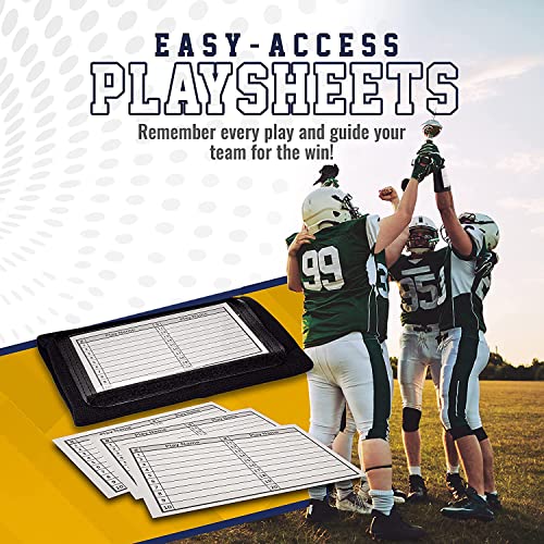 Softball & Baseball Wristbands with Play Sheets - Adult Size 20 Pack, Black