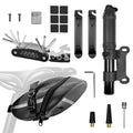 Bike Repair Kit Bike Tool Set with Saddle Bag - Black 15-in-1