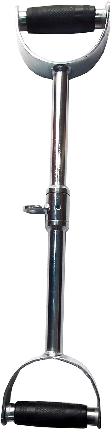 Qibylift Wide Grip Lat Pull Down Bar - V-Shaped Cable Attachment with Rubber Handgrips | Durable & Versatile