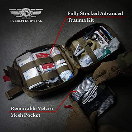OD Green Trauma Kit with Tourniquet & Splint - Emergency First Aid for Outdoors