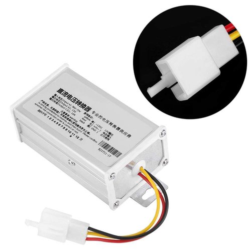 DC 36V 72V to 12V 10A 120W Wide Voltage Converter Adapter Transformer with Multi for Electric Bike Scooter