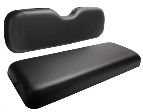 Dr.Acces Golf Cart Replacement Rear Seats Universal Rear Cushions for Club Car EZGO Yamaha Cushion Back Seat Dedicated for Flip Rear Seats (Black)