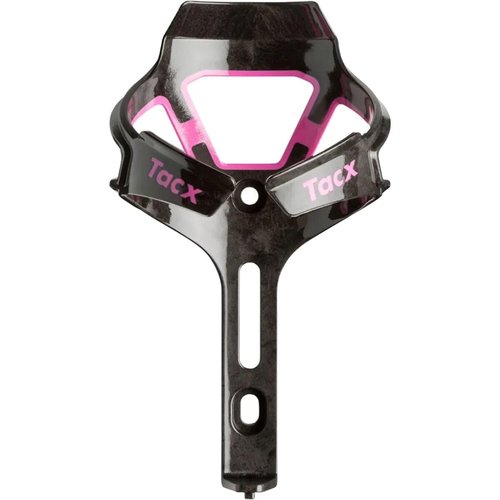 Garmin TacX Circo Bottle Cages, Simple and Slim Shape to Fit Every Bike, Lightweight Carbon Shell and Durable Glass Fiber Core, Pink, one Size
