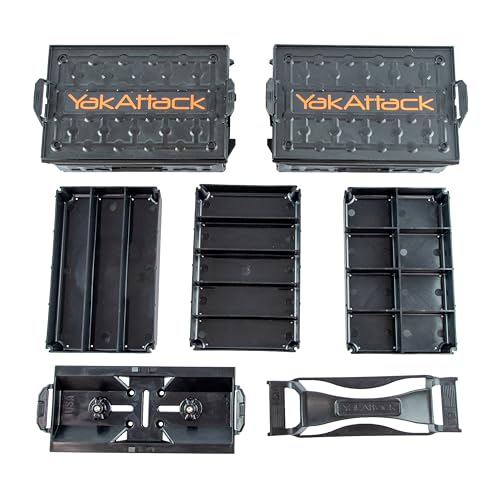YakAttack Fully Loaded TracPak Combo Kit - Kayak Track Mount Storage System