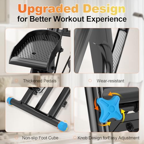 FitNexus 350lb Capacity Home Stair Stepper with LCD Display & Non-Slip Pedals