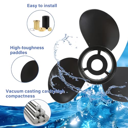 Boat Propeller for Mercury Outboard Engines 135-300HP 14.5x19 RH Aluminum