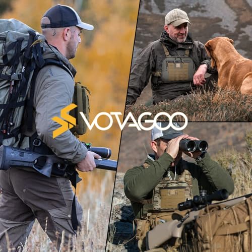 VOTAGOO Tactical Chest Rig Bag 3L Hypalon Molle with Map Pocket - Ranger Green