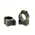 WARNE 1BM CZ 550 Permanently Attached Scope Rings, Solid Steel, Vertically Split, 1 inch, Med Matte