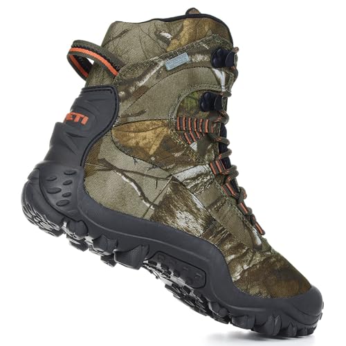 XPETI Women's Thermator Mid High-Top Waterproof Hiking Boots Camouflage 8
