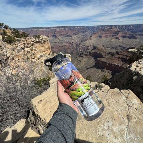 Epic Water Filters Nalgene OG Water Bottle 48.1 oz Access Fund 2024 Special Edition with Dual Filters