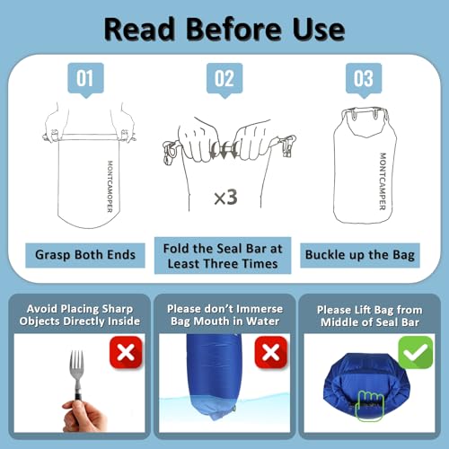 5L Waterproof Dry Bag - Turquoise Blue, Lightweight Roll Top Storage for Kayaking & Camping