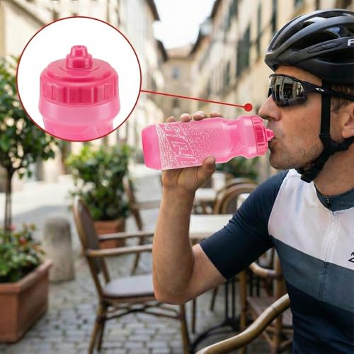 Pink 20oz Cycling Water Bottle - Ultra-Lightweight, Leak-Proof, BPA-Free