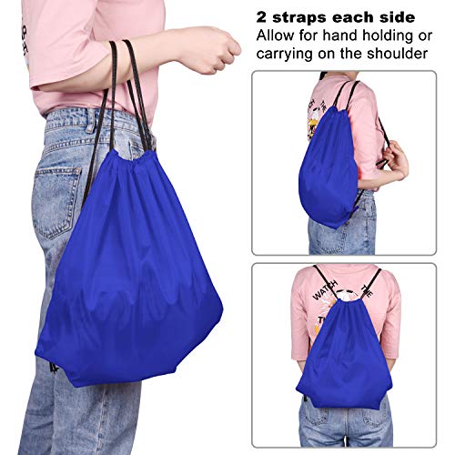 Colorful Drawstring Backpack Bags Set - 80 Pack, Lightweight & Durable