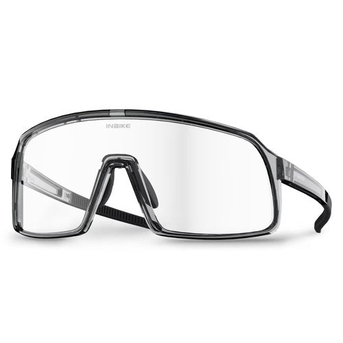 INBIKE Full Frame Cycling Glasses for MTB and Road Bikeswith Photochromic Lenses bicycle Sports Sunglasses Men's and women's