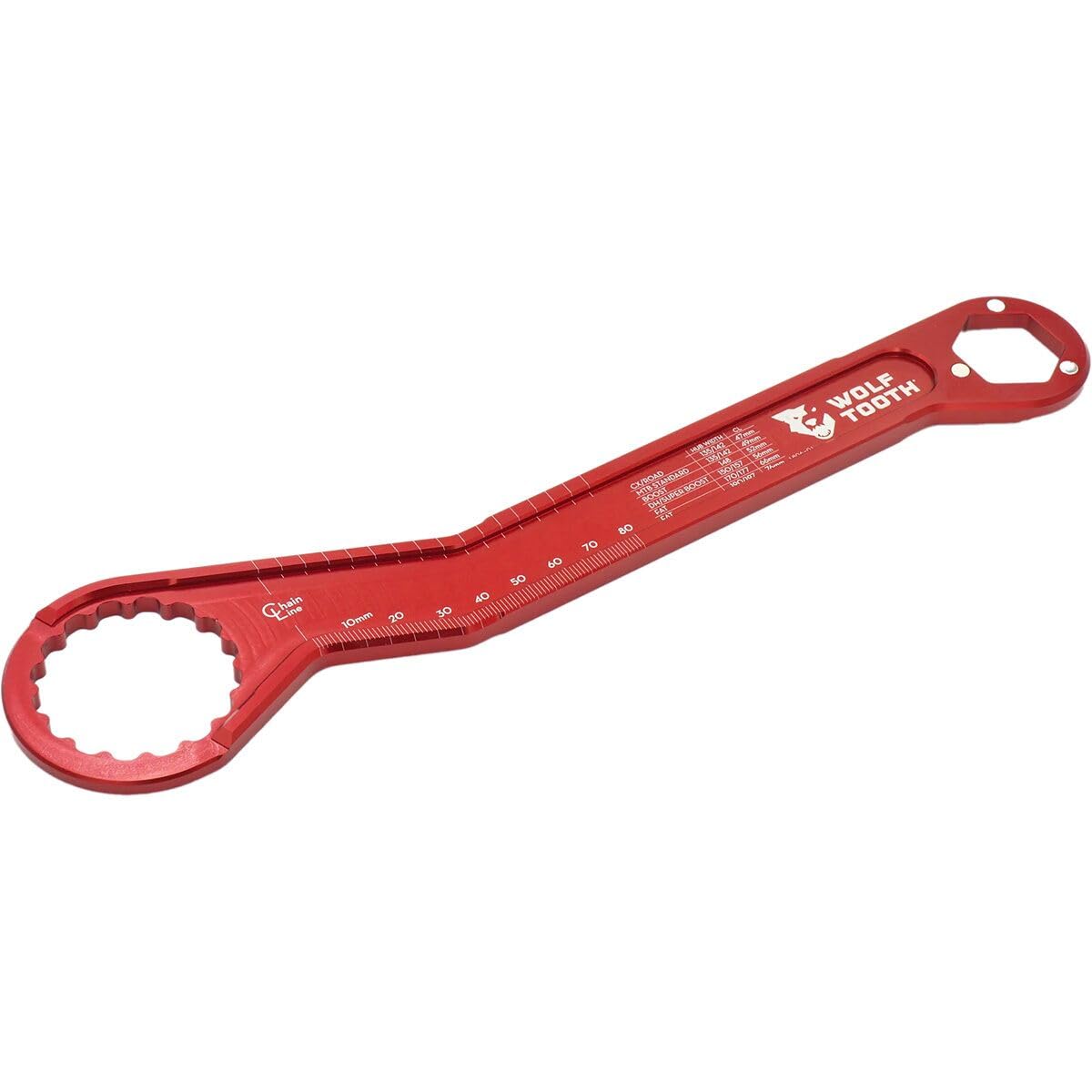 Wolf Tooth Ultralight Pack Bottom Bracket Wrench and Chain Whip (Pack Wrench, Ultralight)