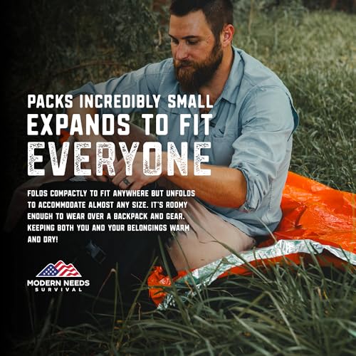 Emergency Sleeping Bag & Bivy Sack - Compact Survival Blanket with Warmth - Variation 10