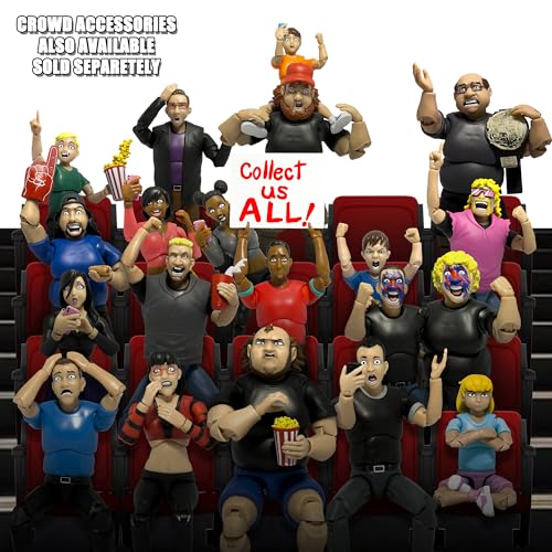 Wrestling Fan Figures 4-Pack Series 5 | Articulated Crowd Characters
