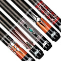 AKLOT Colorful Pool Cue Stick 58'' 18-21oz with High-Density Leather Tip