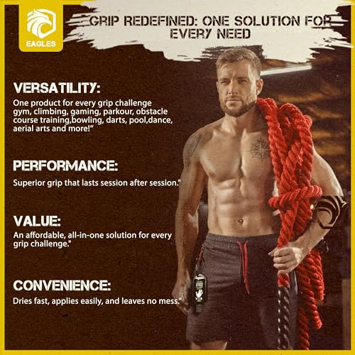 Pro Grade Liquid Chalk 120ml Mess-Free Sweat-Resistant Grip Enhancer