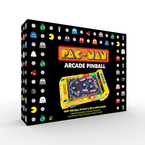Pac-Man Arcade Pinball Game - Electronic Tabletop Retro Fun