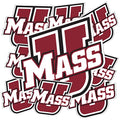 UMass Minutemen Sticker Decal - 8.5 x 11 Inch Vinyl Sports Fan Sticker Sheet