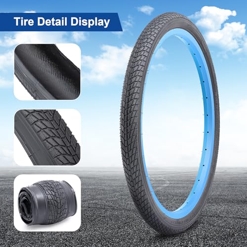20x1.75 Bike Tire 47-406 Bicycle Tire for City & Commuter Bikes