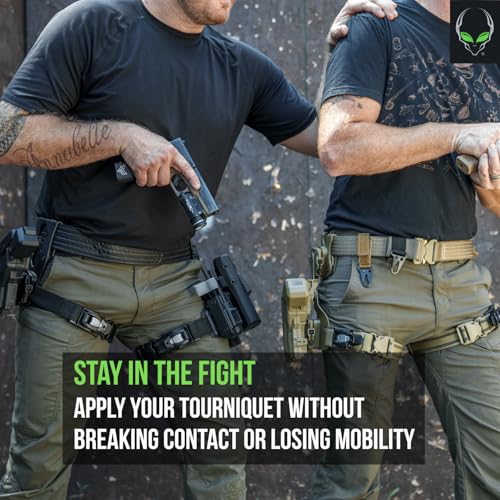 Alien Gear TAQ-Strap Tactical Leg Tourniquet for Military & Medical Use
