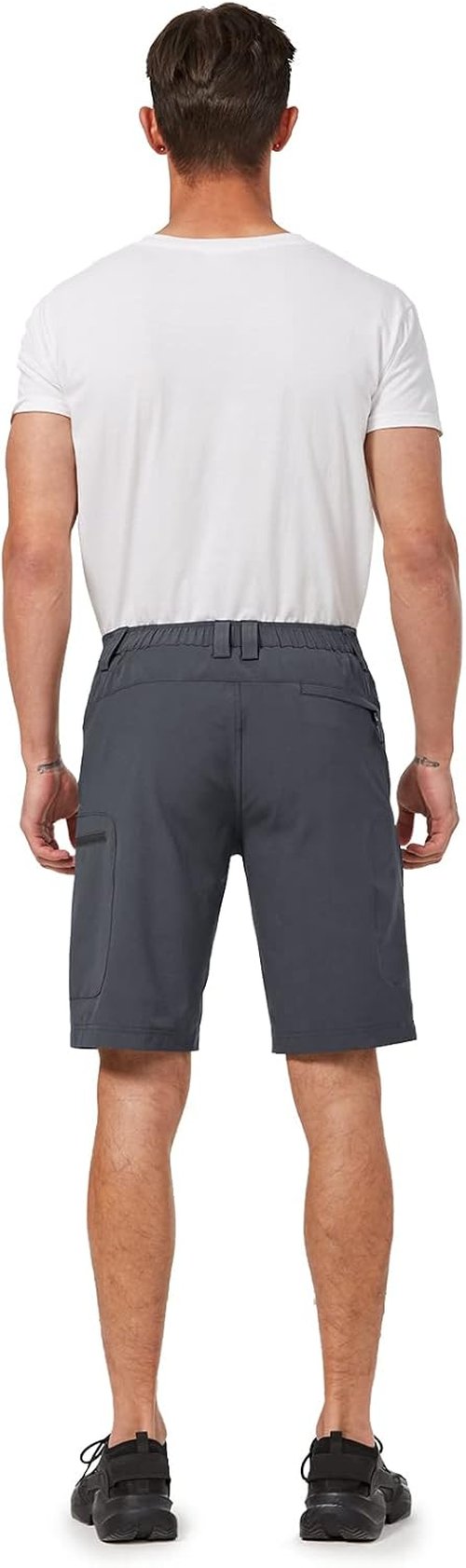Hiauspor Men's Quick-Dry Hiking Cargo Shorts - Lightweight Waterproof Tactical Design | 9"/10" with 6 Pockets