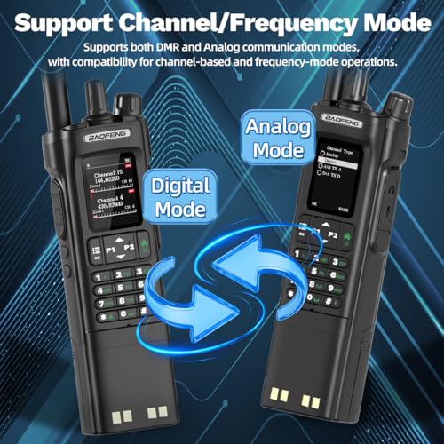 BAOFENG DM32 DMR Handheld Two-Way Radio 10W Long Range Walkie Talkie with GPS