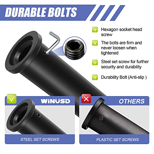 Black Olympic Adapter Sleeve 1 Pair Converts 1 Inch to 2 Inch Weight Plates
