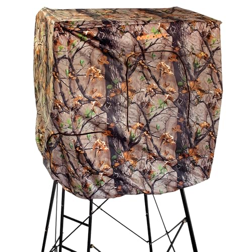 Muddy 7' Tall Quad Pod Hunting Blind Cover with 4 Zippered Windows - 1 Pack