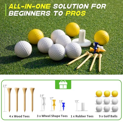 Bltend Golf Mat 36mm Ultra Thick 5x4ft Practice Indoor Outdoor Golfing Mat